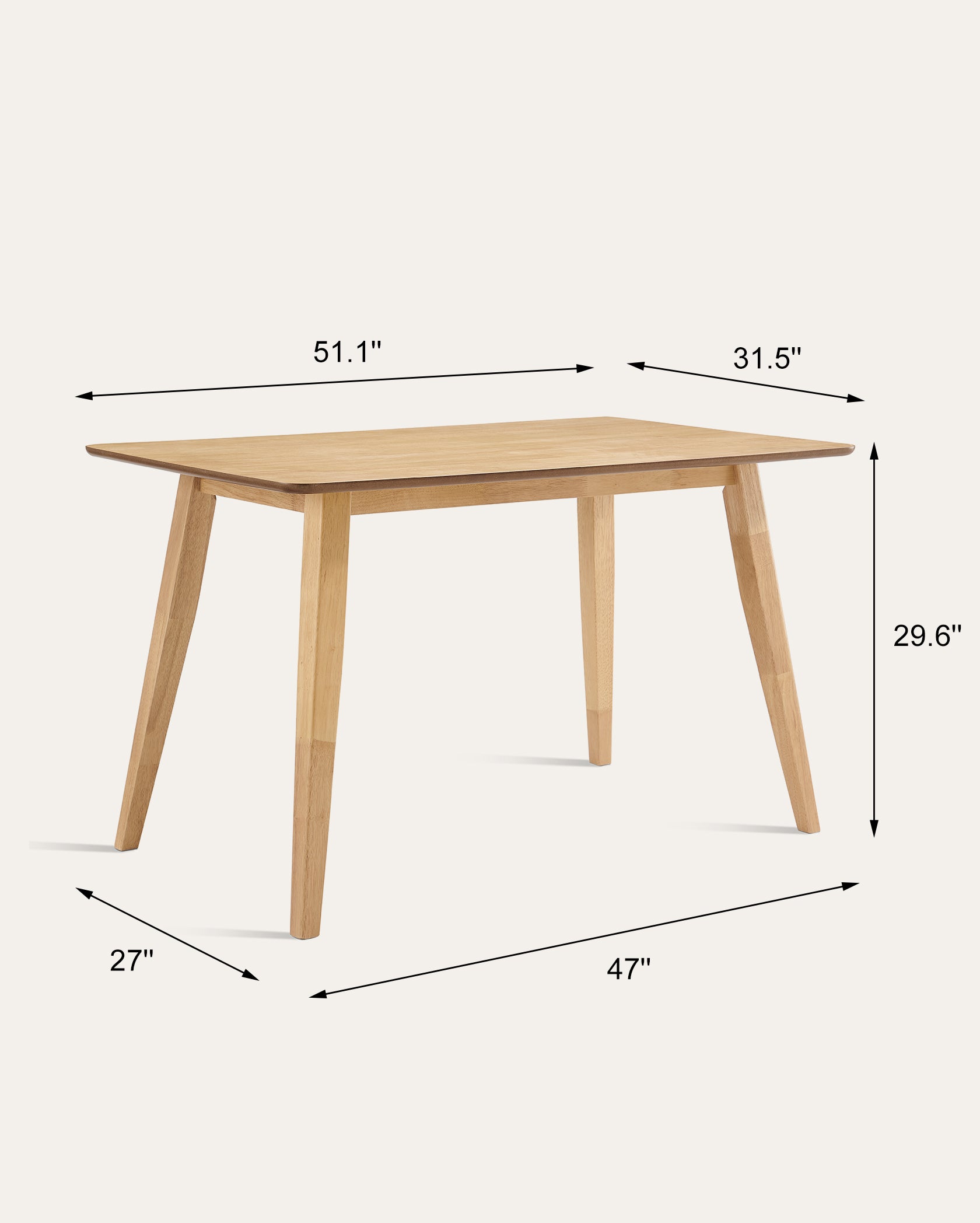 Escondido Wood Indoor Dining Table